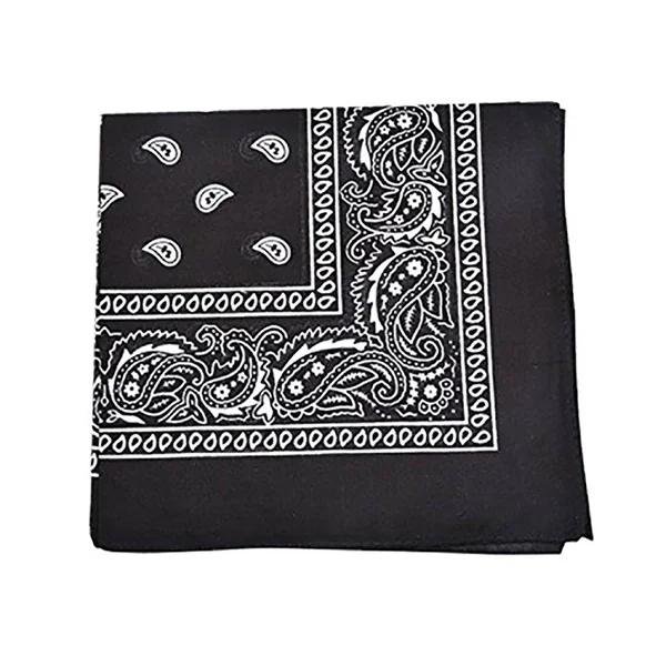 84 Pack Paisley 100% Cotton Double Sided Bandanas - Wholesale Lot