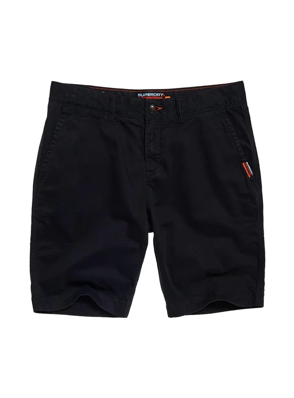 Superdry International Slim Chino Lite - Black - Casual Shorts