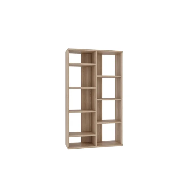 Keota Modern Bookcase - Oak - 48.66'' H x 28.35'' W x 9.84'' D