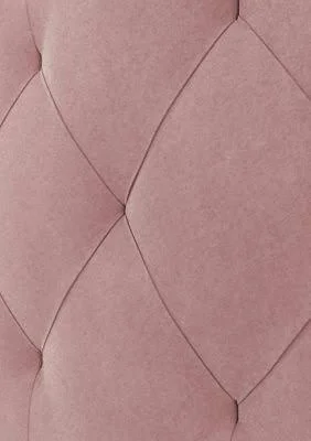 Lucid Dream Collection Diamond Tufted Mid Rise Velvet Headboard - Rose - King/California King