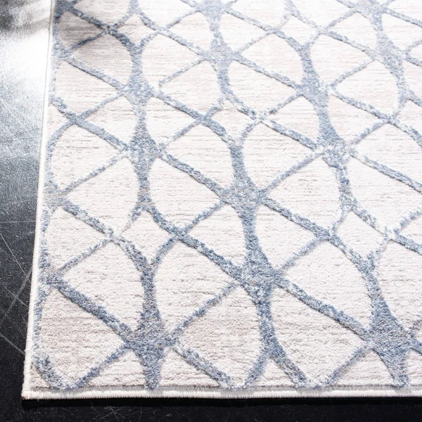 Safavieh Amelia Gray/Blue 4 ft. x 6 ft. Geometric Area Rug