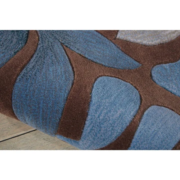 Nourison Contour CON02 Area Rug, Mocha, 5& x 7&6x22