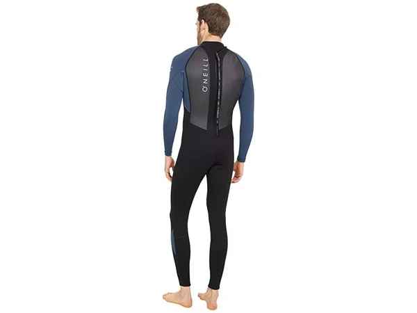 O&Neill Reactor 3/2mm Back Zip Full Wetsuit - Men's Medium, Black/Slate