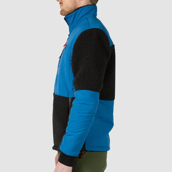Topo Designs Men's Subalpine Fleece - Black/Forest - XL