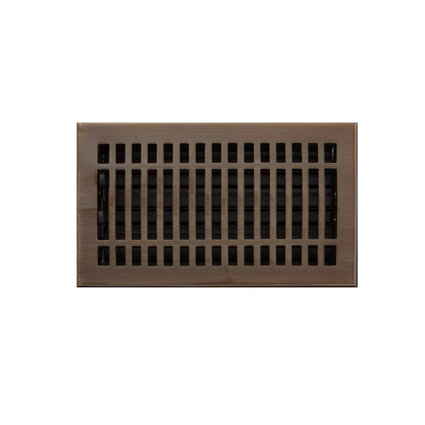 Contemporary Brass Wall Register - Bronze 4x22 x 14x22 (5-3/4x22 x 15-3/8x22 Overall) in Oil Rubbed Bronze, Signature Hardware