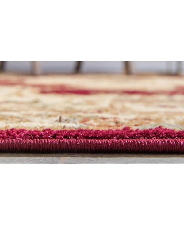 Unique Loom Leon Versailles Area Rug - 7& x 10& (Red)