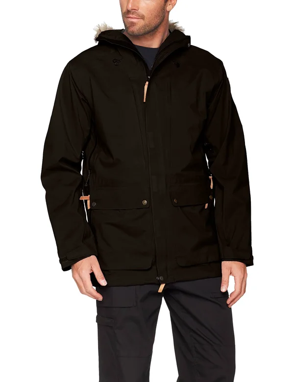 Fjallraven - Men's Keb Eco-Shell Parka, Black, Xs