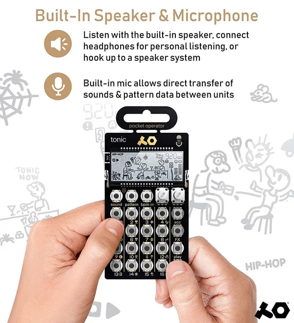 Teenage Engineering Pocket Operator PO-32 Tonic Black