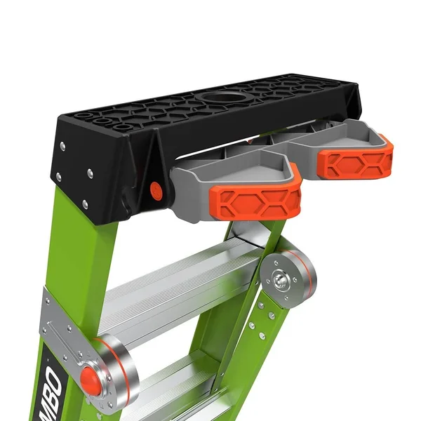 Little Giant 13610-001 King Kombo Pro Fiberglass Ladder IAA, 6&