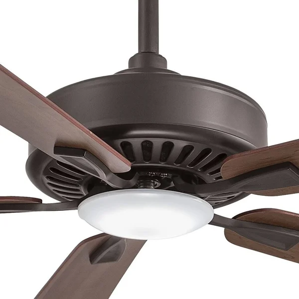 MinkaAire Contractor Plus LED 52x22 5-Blade Indoor Ceiling Fan with Integrated LED - Oil Rubbed Bronze
