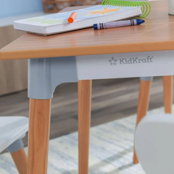 Mid-Century Kid Toddler Table & 4 Chair Set - Kidkraft 26196
