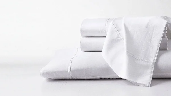 GhostBed Luxury Fitted Sheet Set - White (Cal King)