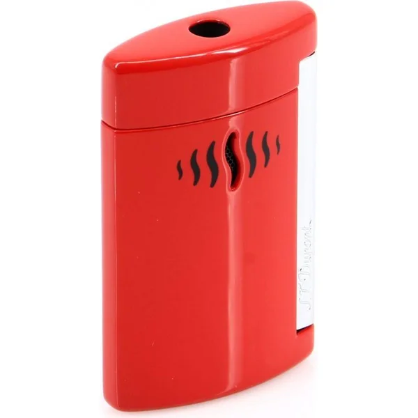 S.T. Dupont Minijet Chrome Finish Lighter, Wild Red