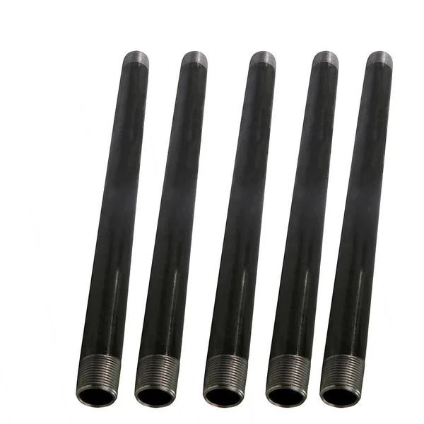 2 in. x 30 in. Black Steel Pipe (5-Pack)