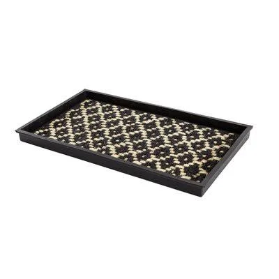 Teressa Outdoor Boot Tray Fleur De Lis Living Mat Size: 1.5x22 H x 24.5x22 W x 14x22 D