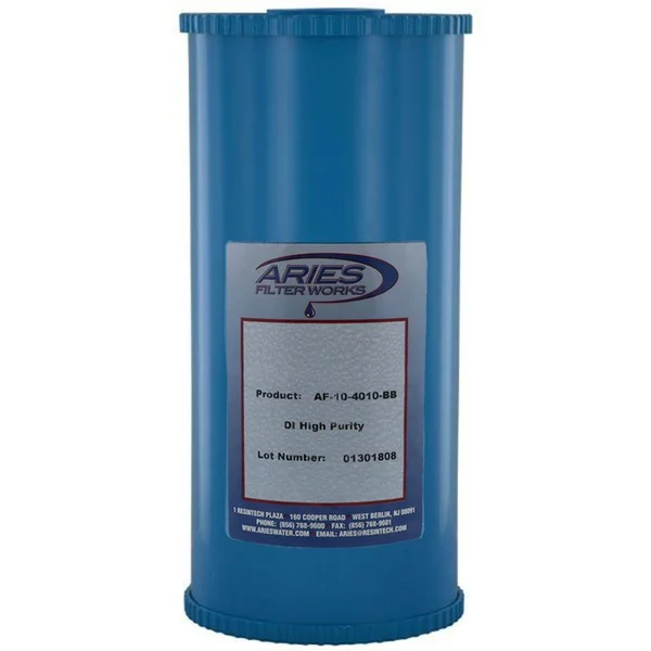 Aries Filterworks AF-10-4010-BB di High Purity Cartridge - 4.5 x 10 in.