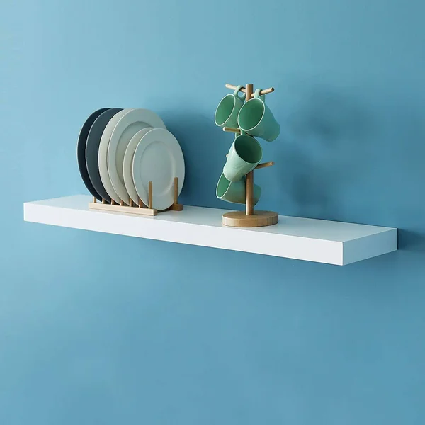 Welland 48 inch New Chicago Floating Shelf - White