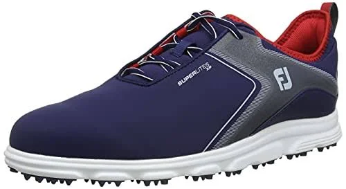 FootJoy Men's Golf Shoes, Navy White, 8