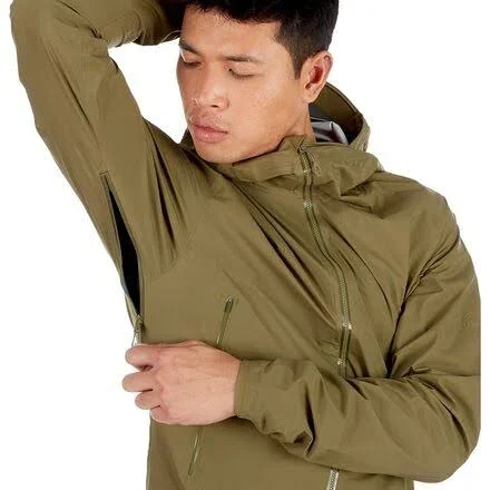 Mammut Masao Light HS Hooded Jacket - Men's Olive, M