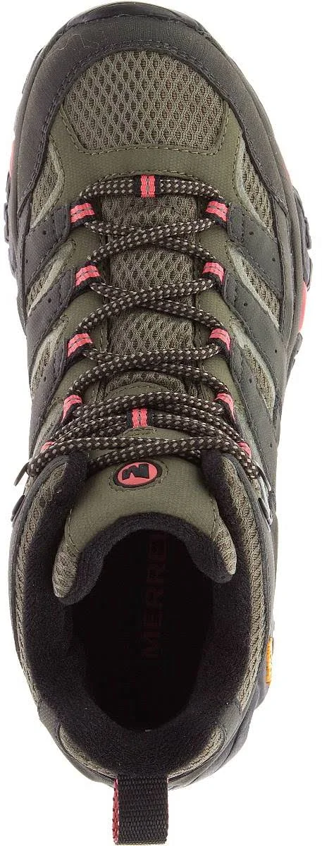 Merrell Moab 2 Mid GORE-TEX Womens Hiking Boots Beluga/Olive UK 5.5