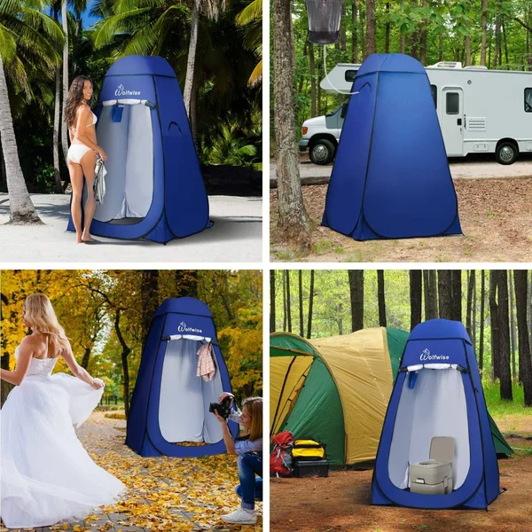 WolfWise Dressing Tent Shower Privacy Portable Camping Beach Toilet Pop Up Tents