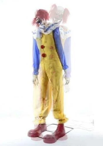 Morris Costumes Twitching Clown Animated Prop - Multicolor
