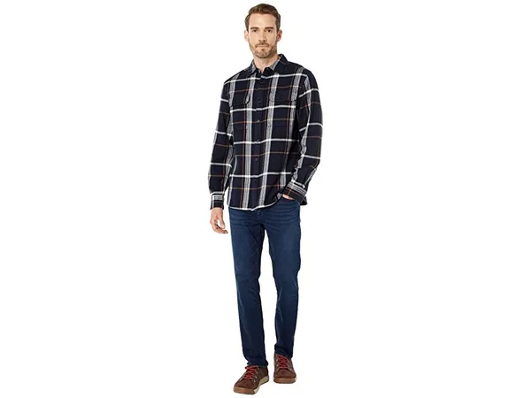 The North Face Men's Arroyo Flannel Shirt - XL - Aviator Navy Large Half Dome Plaid