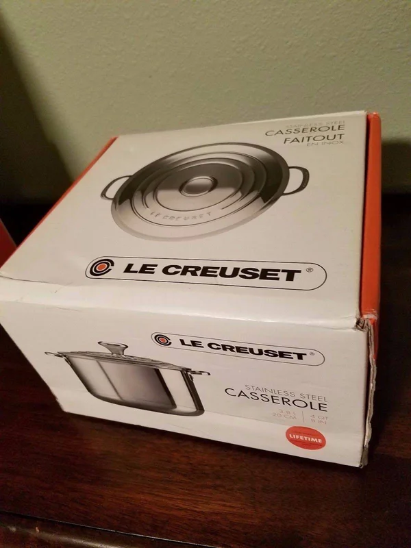 Le Creuset 4 Qt. Casserole with Lid - Stainless Steel