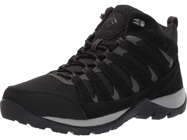 Columbia Redmond V2 Mid Waterproof Men's Hiking Boots Black/Dark Grey : 14 E - Wide