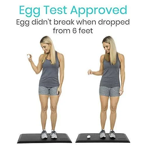Vive Anti Fatigue Standing Mat - Foot Support for Desk - Office & Home Kitchen Wo