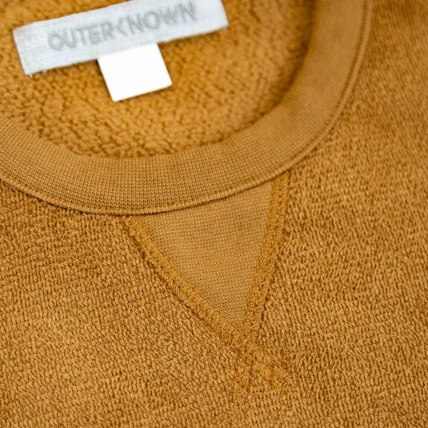 Outerknown Hightide Crew, Men's Sweatshirts, Ash Blue, L