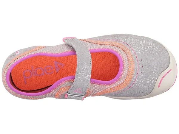 PLAE Emme - Silver/Pink Kids Shoe - Size 7 Toddler, Pink