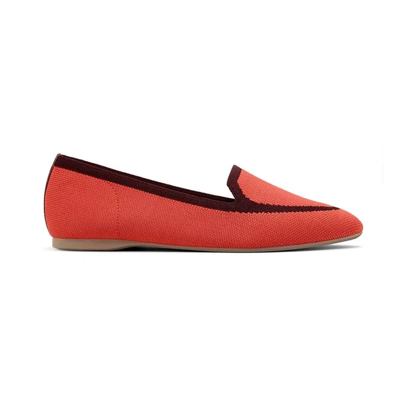 Women's Birdies Blackbird Knit Flat, Size 7.5 M - Red
