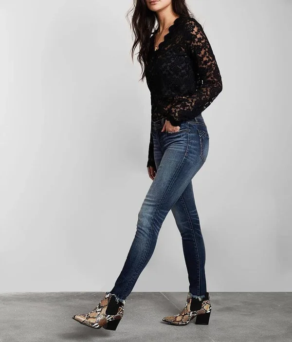 Buckle Black Fit NO. 53 Mid-Rise Ankle Skinny Jean - Blue 28/26 - Women