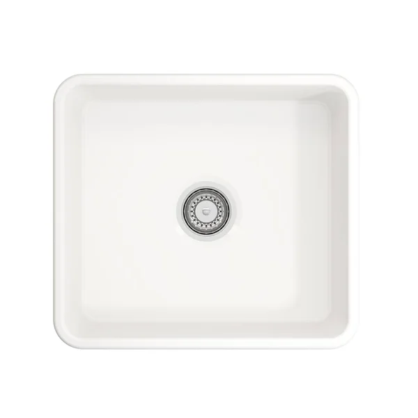 BOCCHI Classico 20x22 Farmhouse Apron Front Fireclay Single Bowl Kitchen Sink - Matte Black