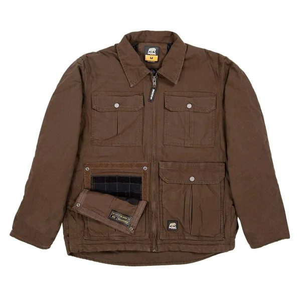 Berne Men's Lightweight Echo One One Jacket Bark, 4XL/Regular