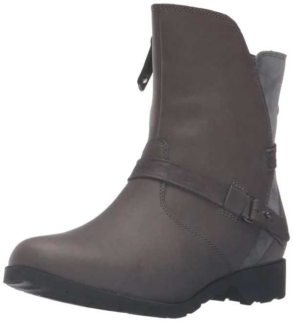 Teva Women's W Delavina Low-Mosaic Boot, Grey, 6 M US