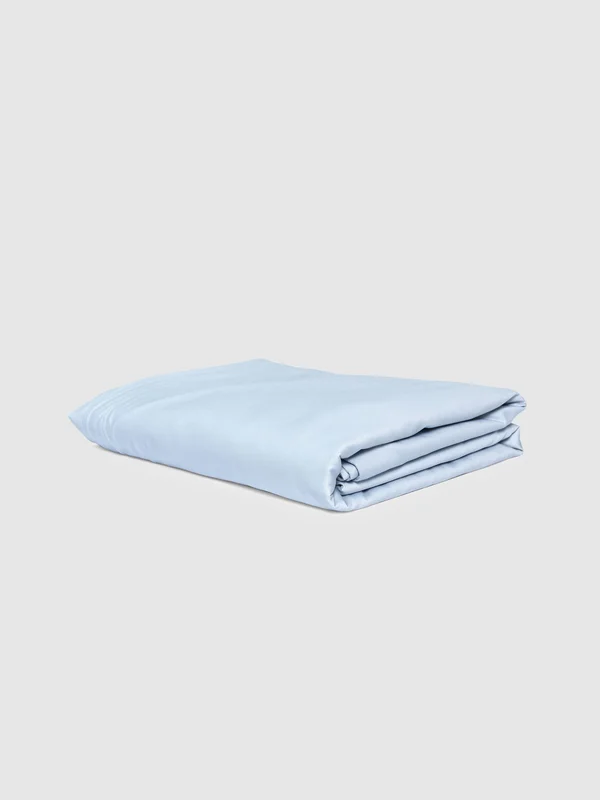 Molecule Cool Duvet COVER, King, Powder Blue