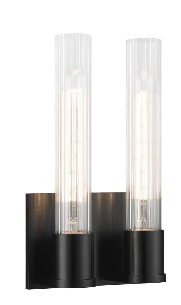 Matteo Lighting S08502ob Two Light Wall Sconce Lyndon Oxidized Black