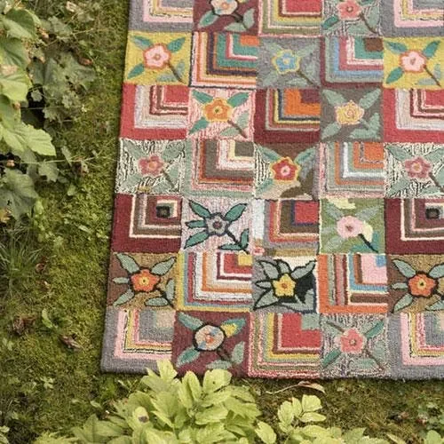 Dash and Albert Gypsy Rose Wool Hooked Rug