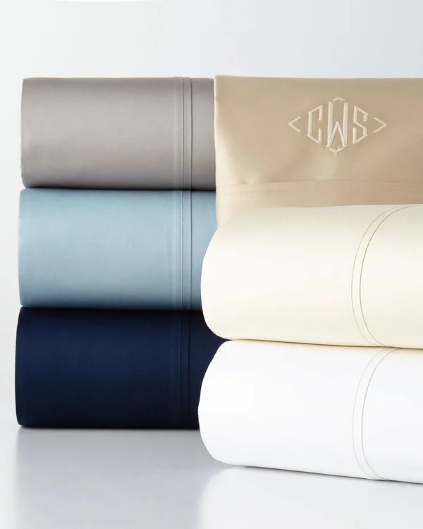 Ralph Lauren Bedford Sateen Pillowcase, King - Sanibel Blue