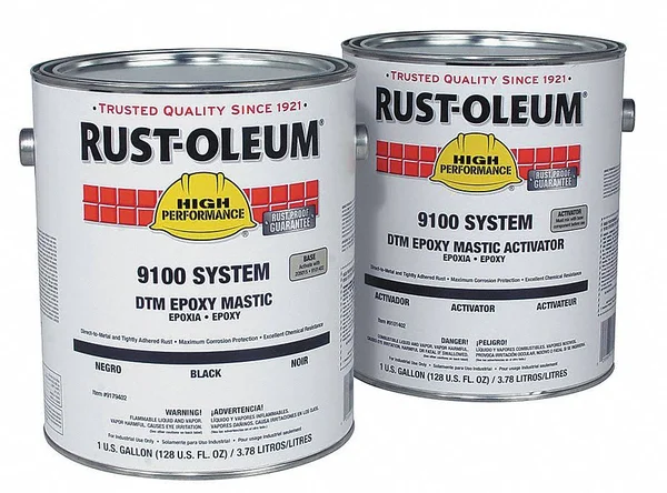 Rust-Oleum - 9171402-4432 - Dunes Tan Epoxy Activator and Finish Kit - Semi-Gloss Finish, 115 to 190 Sq ft/gal Coverage, Size: (2