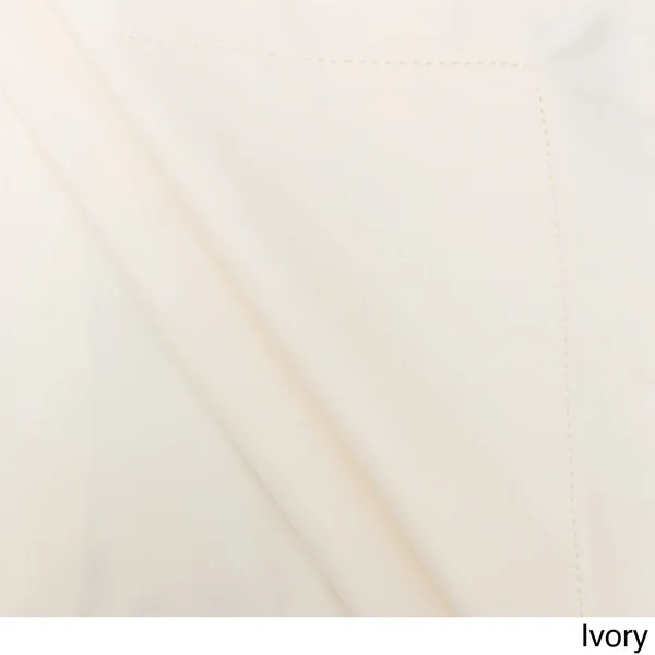 400 Thread Count Hemstitch Solid Duvet Cover Set Ivory King