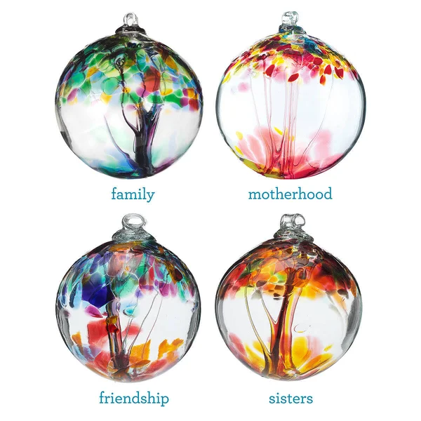Kitras : Tree of Family Glass Ornament