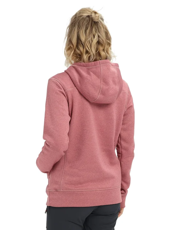 Burton Women's Oak Pullover Hoodie Rose Brown Heather - Small