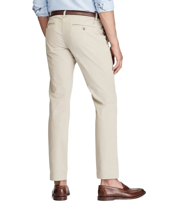 Polo Ralph Lauren Men's Slim-Fit Stretch Chino Pants - Khaki Tan