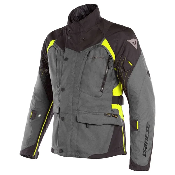 Dainese X-Tourer D-Dry Jacket - Ebony/Black/Fluo Yellow - 62