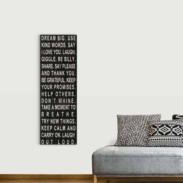 Dream Big, Canvas Wall Art, 20x60, Great Big Canvas