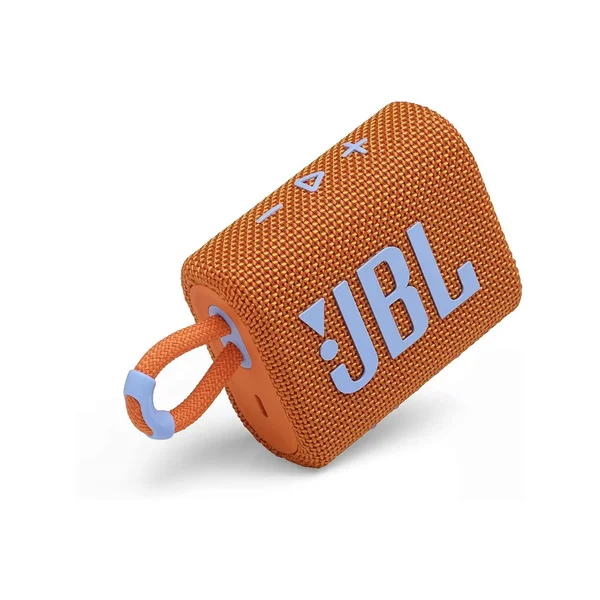 JBL Go 3 Portable Waterproof Bluetooth Speaker, Orange