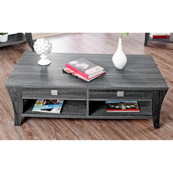 Furniture of America Tadeo Contemporary Gray Coffee Table - Grey